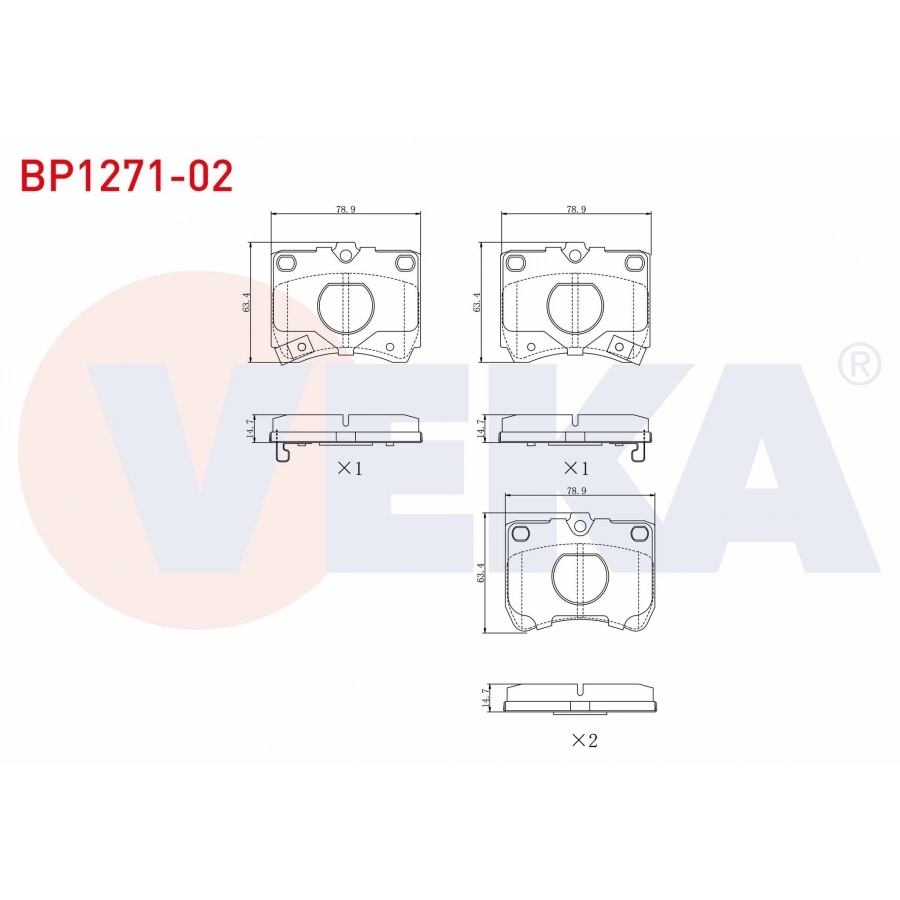 FREN BALATA ON IKAZLI FORD FIESTA III 1.3 1989-1995