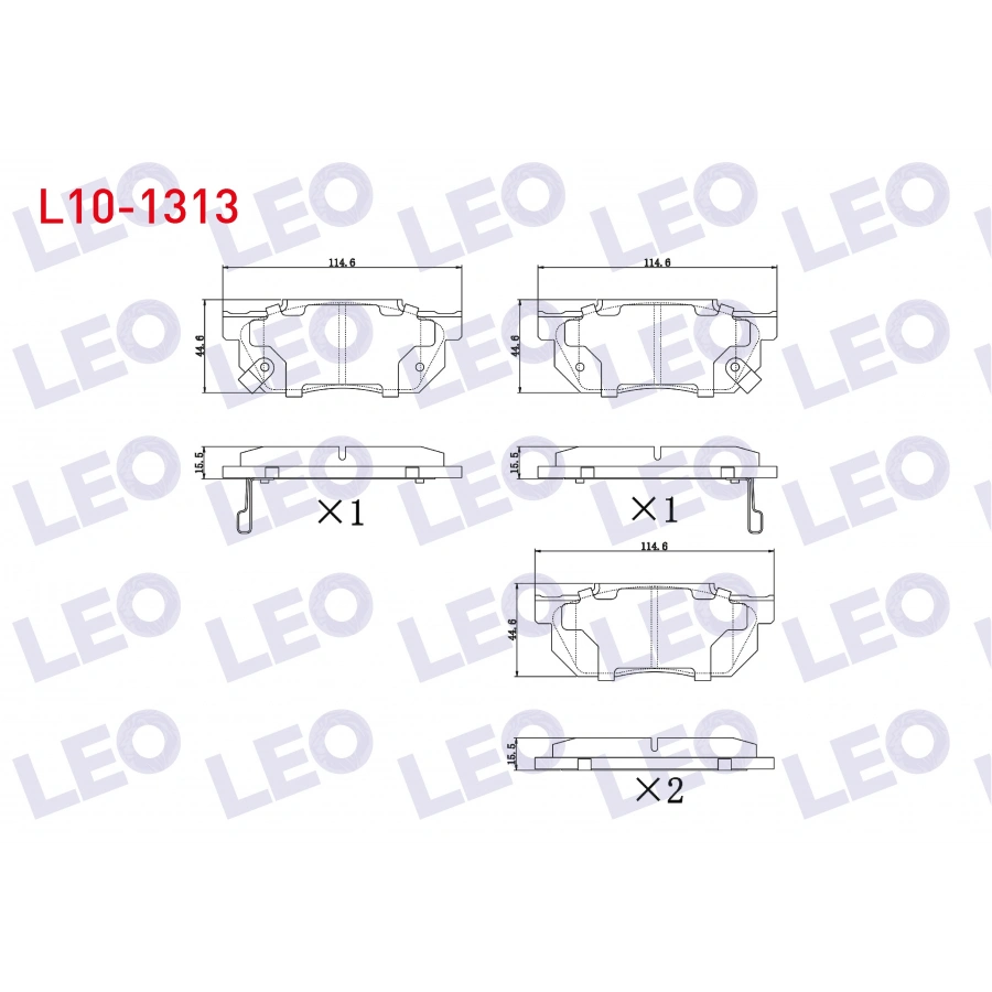 FREN BALATA ON IKAZLI HONDA CIVIC V 1.3 1992-1995 / INTEGRA (DA) 1.8i 16v 1985-1993 / INTEGRA (DA) 1.6 1985-1993 / PRELUDE II 1.8 1983-1987