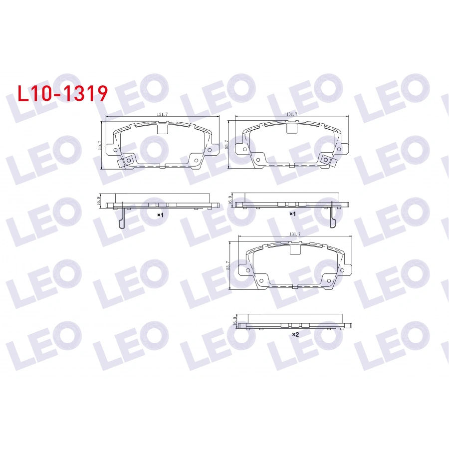FREN BALATA ON IKAZLI HONDA CIVIC VIII 1.4 2005-2012 / CIVIC VIII 1.8 2005-2012 / CIVIC VII 1.8 I-VTEC 2000-2006 / CIVIC VII 2.0 I-VTEC 2000-2006