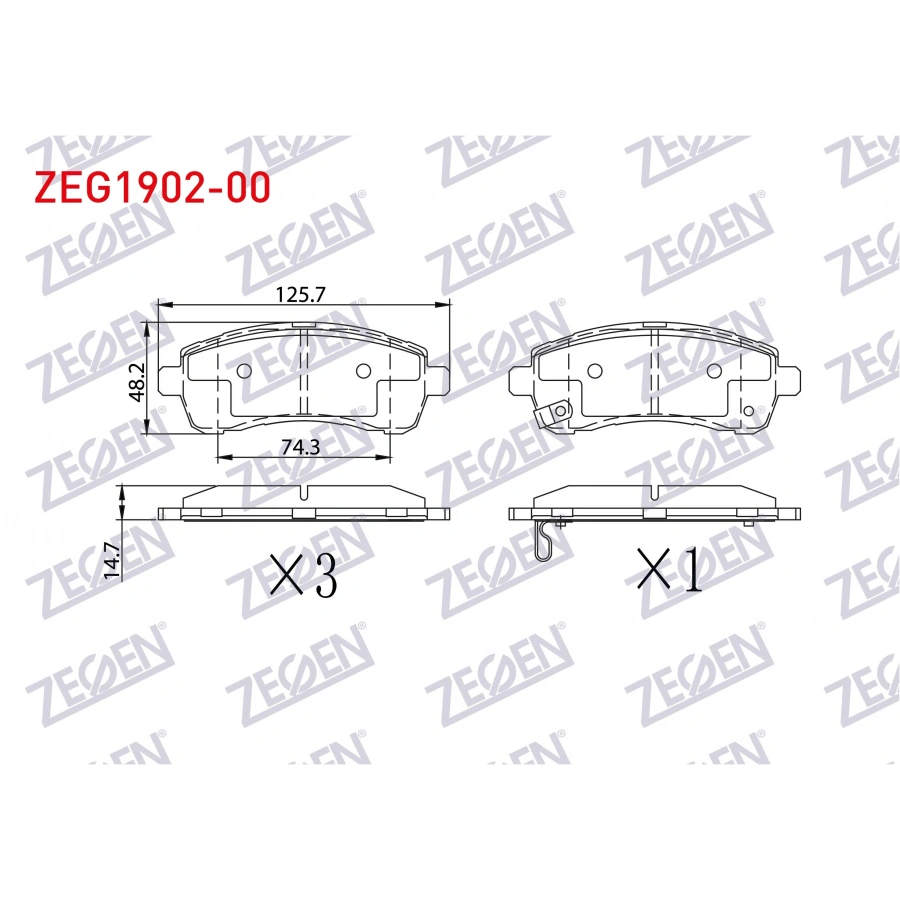 FREN BALATA ON IKAZLI MAZDA DEMIO 1.3 1996-2002