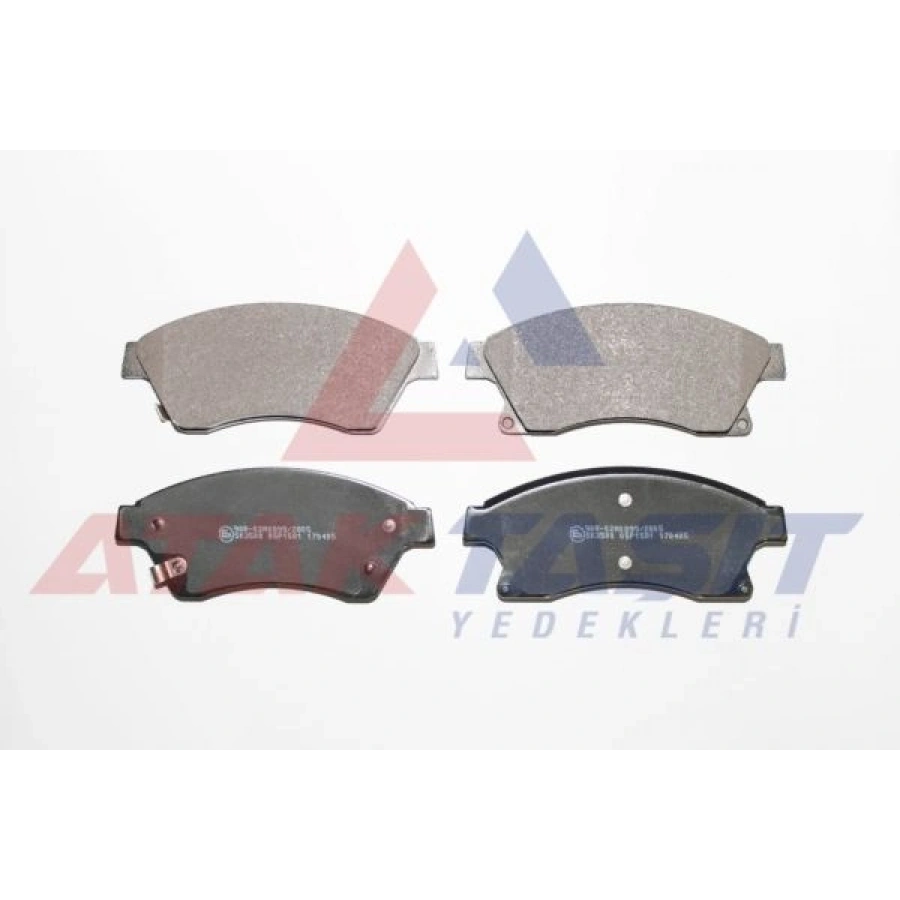 FREN BALATA ON IKAZLI OPEL ASTRA J 1.3 CDTI 15 JANT 19.00mm 2009-2016 / 1.4i 2009-2016 / 1.6i 2009-2016 /CHEVROLET CRUZE (J300) 1.6 2009-2014 /CRUZE (J305) 1.6 2011-2014/AVEO (T300) 1.2 16v 2011-2014