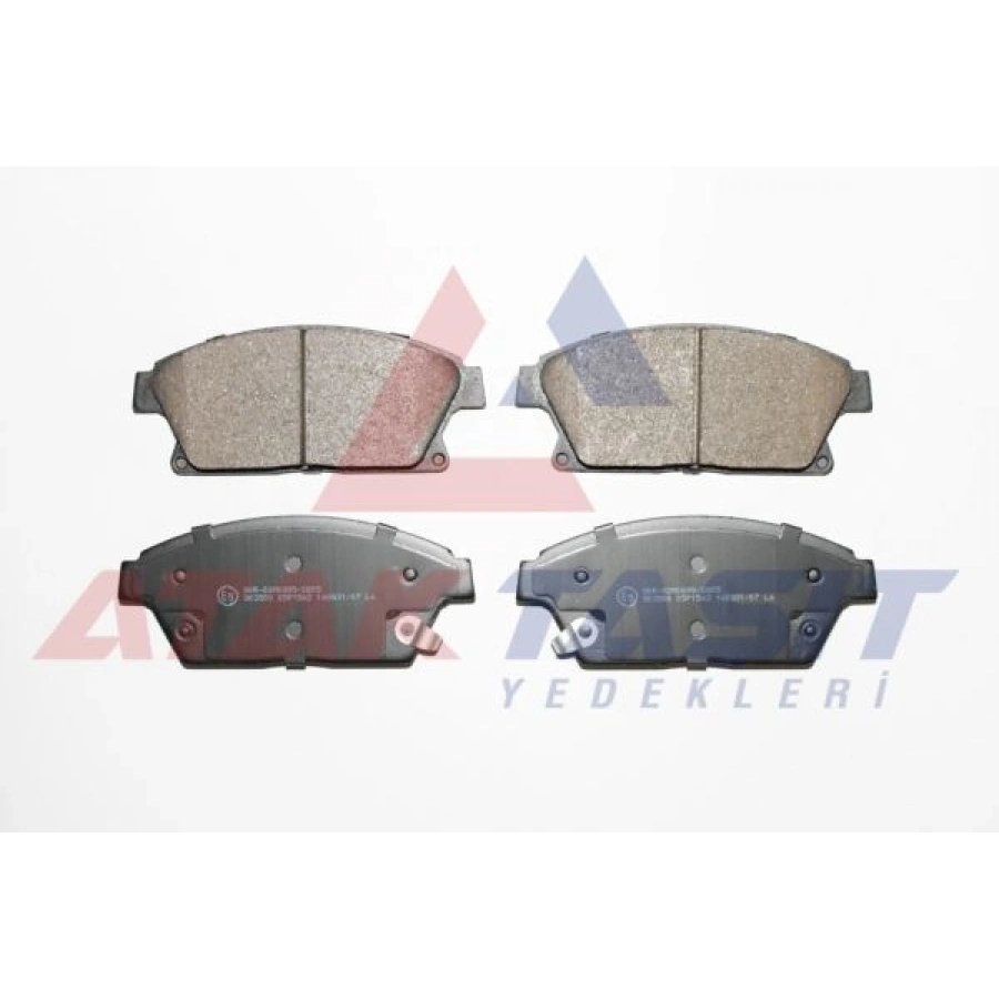 FREN BALATA ON IKAZLI OPEL ASTRA J 1.6i 16 JANT 2009-2016/ MOKKA 1.4 2012-/ ZAFIRA C 1.6 2011-/ CHEVROLET TRAX 1.6 2012-2014/ CRUZE 1.6 2009-2014/