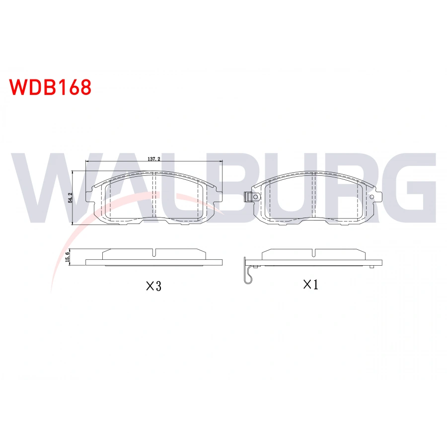 FREN BALATA ON IKAZLI SUZUKI SX4 (GY) 1.5 VVT-I 2006-2013 / SX4 (GY) 1.6 2006-2013