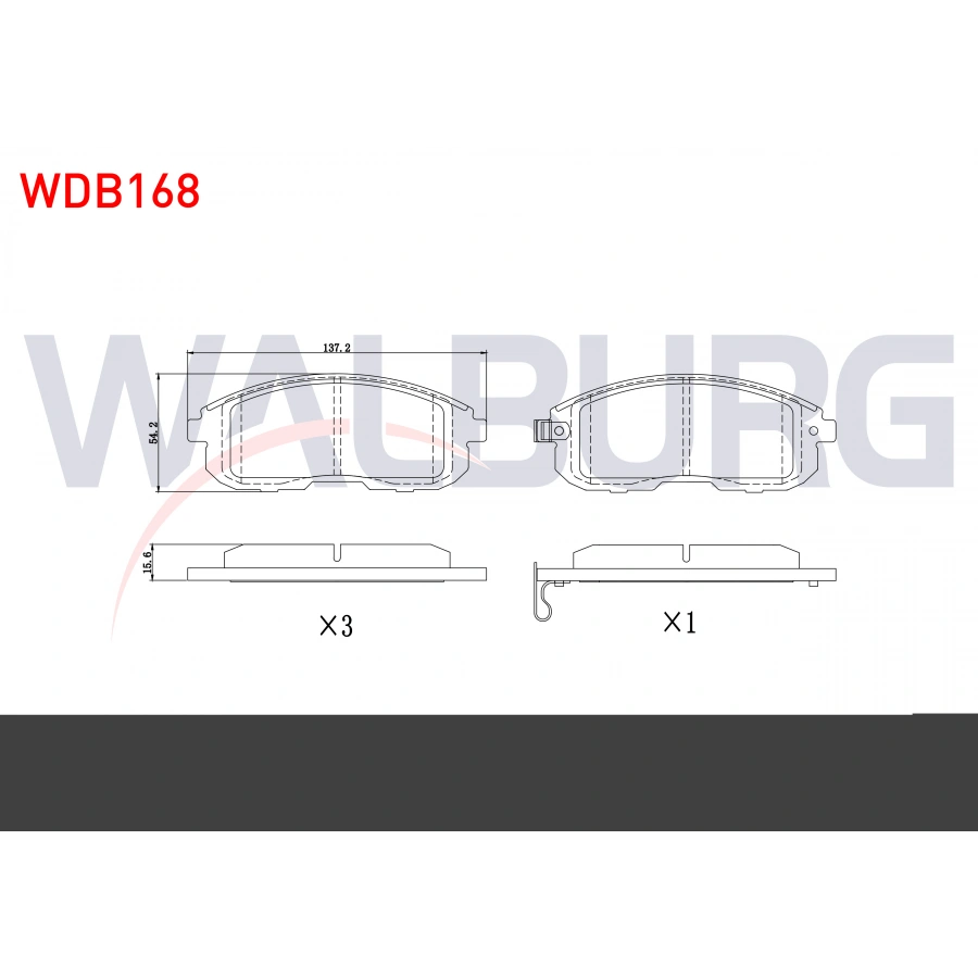 FREN BALATA ON IKAZLI SUZUKI SX4 (GY) 1.5 VVT-I 2006-2013 / SX4 (GY) 1.6 2006-2013
