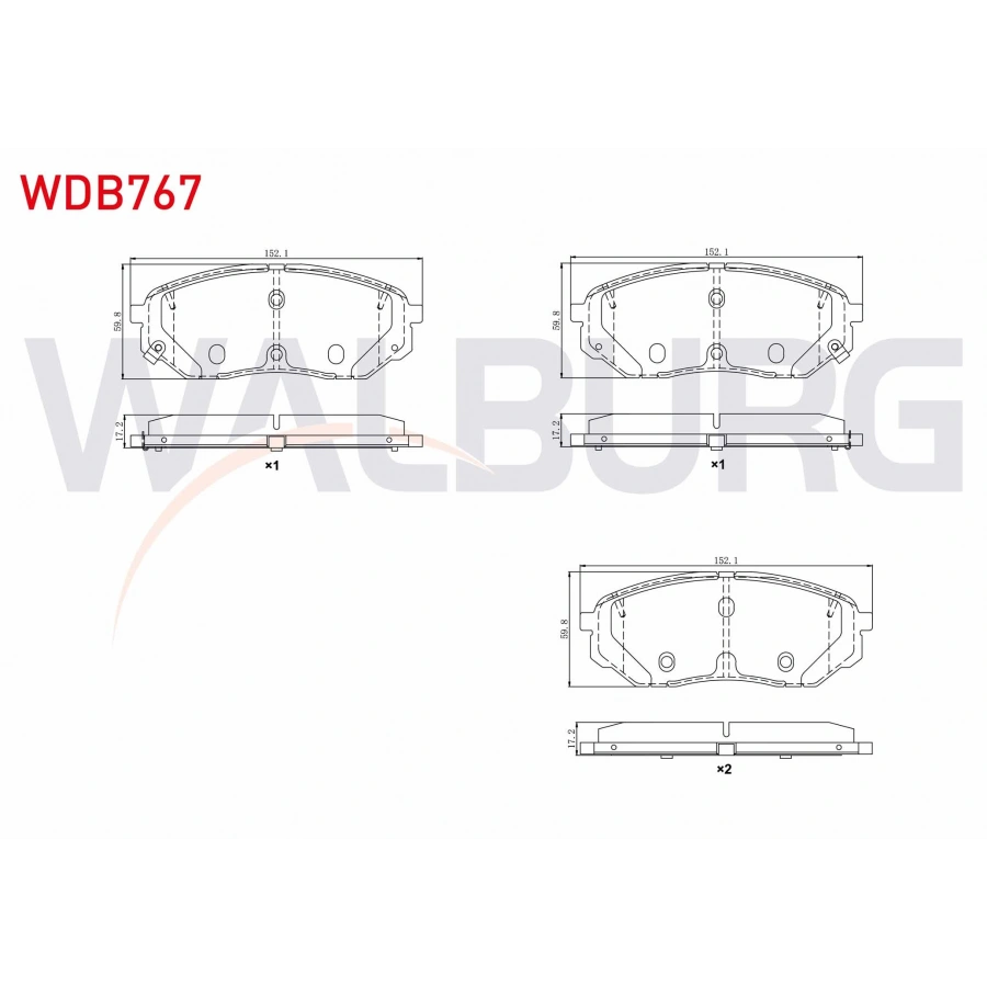 FREN BALATA ON IKAZLI TEL DELIKLI KIA SORENTO III (UM) 2.0 CRDI 2015-