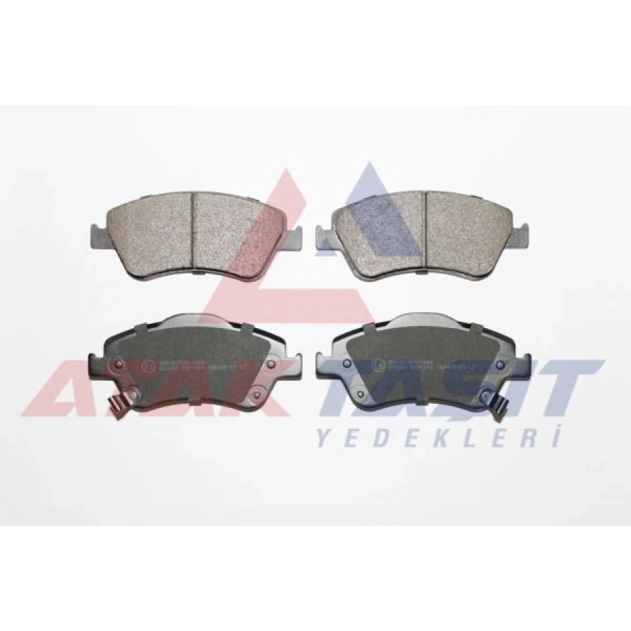 FREN BALATA ON IKAZLI TOYOTA COROLLA 1.4 D 2007-2012/ COROLLA 1.4 D-4D 2007-2012/ COROLLA 1.33 2007-2012/ COROLLA 1.4 VVT-I 2007-2012/ AURIS 1.4 D-4D 2007-2012/ AURIS 1.33 DUAL-VVT-I 2007-2012