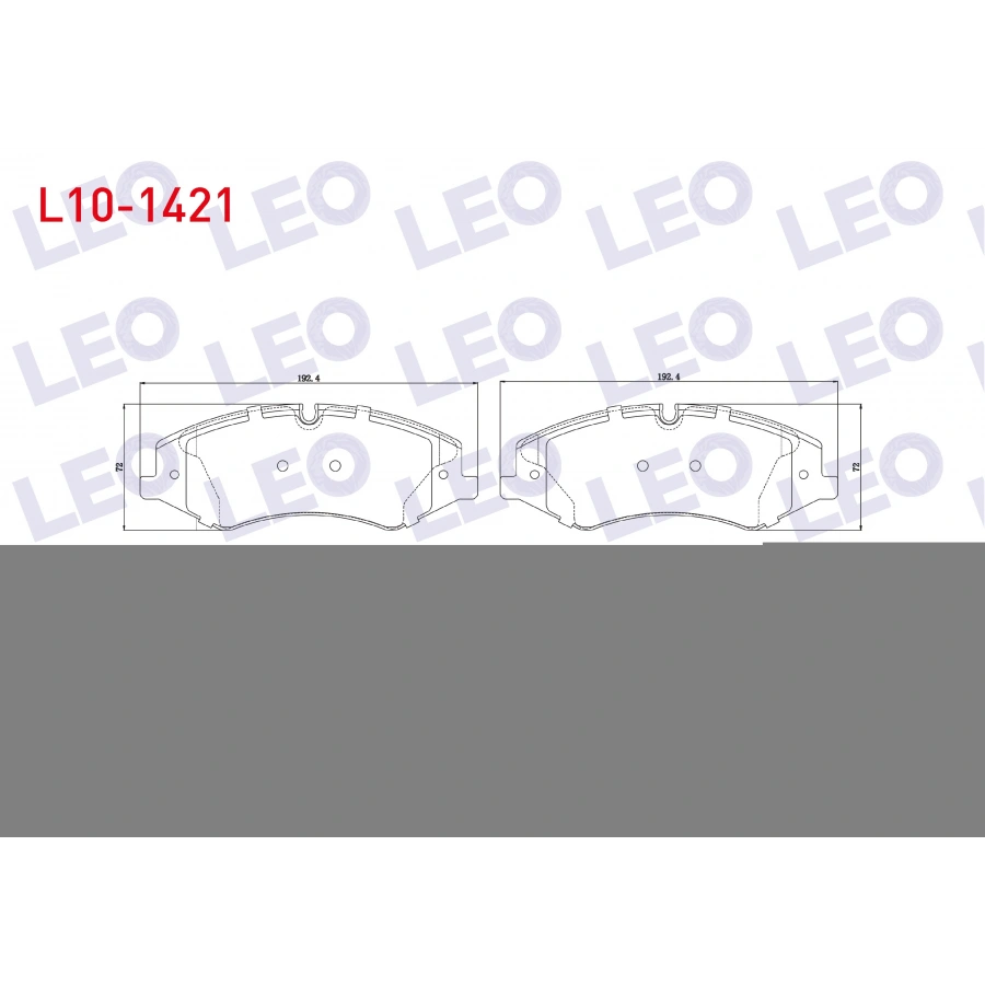 FREN BALATA ON LAND ROVER DISCOVERY IV (LA) 3.0 TD 4X4 2010-