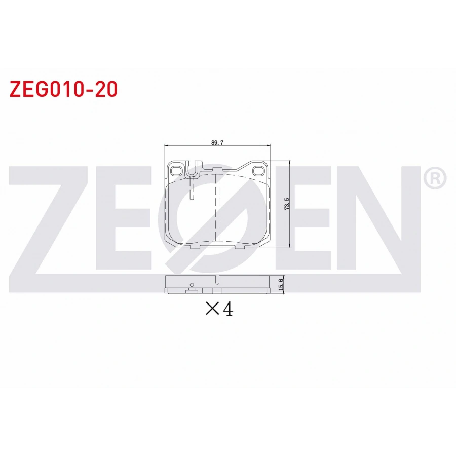 FREN BALATA ON MERCEDES 200 (W123) 2.0 D 1977-1985 / MERCEDES 200 (W123) 2.5 D 1977-1985 / MERCEDES 200 (W123) 2.5 1977-1985