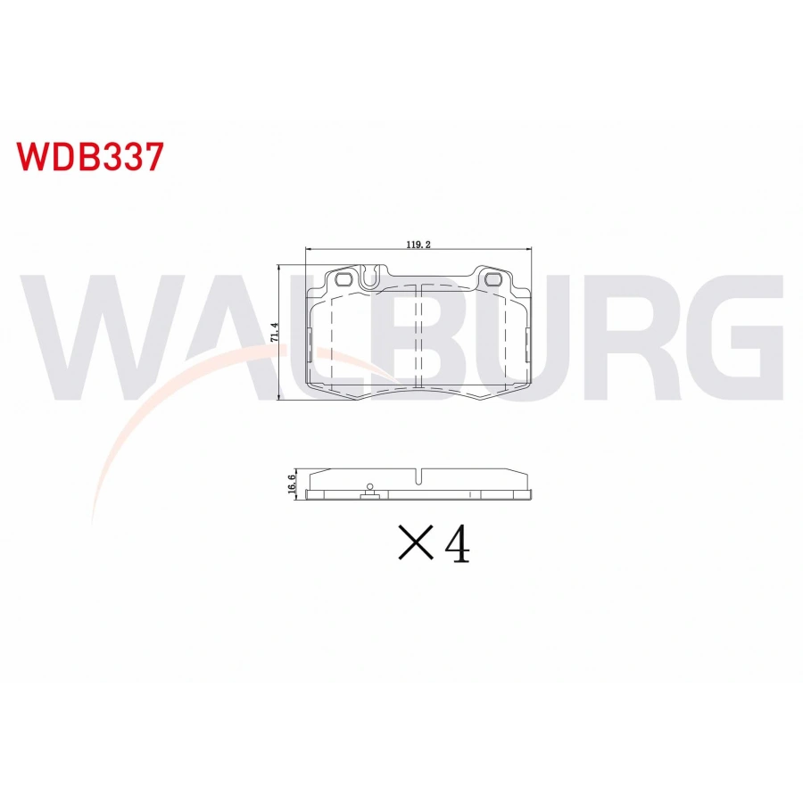 FREN BALATA ON MERCEDES C SERISI (W203) C 230 2000-2006/ (W203) C 270 CDI 2000-2006/ (W203) C 200 CDI 2000-2006/ (W203) C 220 CDI 2000-2006/ CLK (C209) 200 2002-2009/ (C209) 230 2002-2009