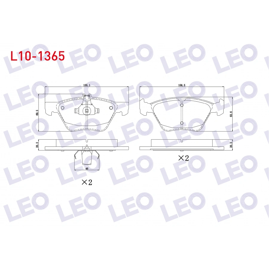 FREN BALATA ON MERCEDES E SERISI (W210) E 280 1995-2002/ (W210) E 320 CDI 1995-2002/ (W210) E 270 CDI 1995-2002/ (W210) E 200 CDI 1995-2002/ (W210) E 220 CDI 1995-2002/ (W210) E 200 1995-2002