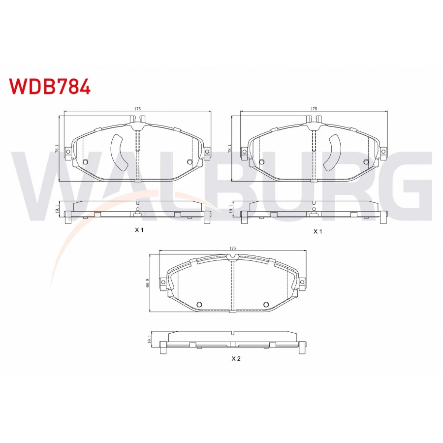 FREN BALATA ON MERCEDES E SERISI (W213) E 200 2016-