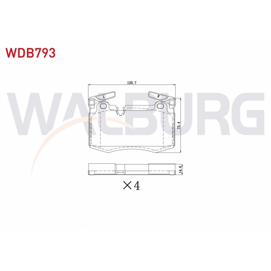 FREN BALATA ON MINI (R56) COOPER 1.6 D 2006-2013