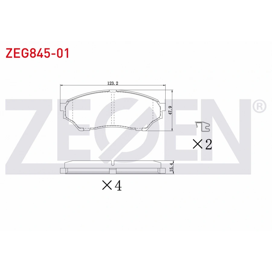 FREN BALATA ON MITSUBISHI PAJERO PININ (H6W,H7W) 1.8 GDI 1999-2007