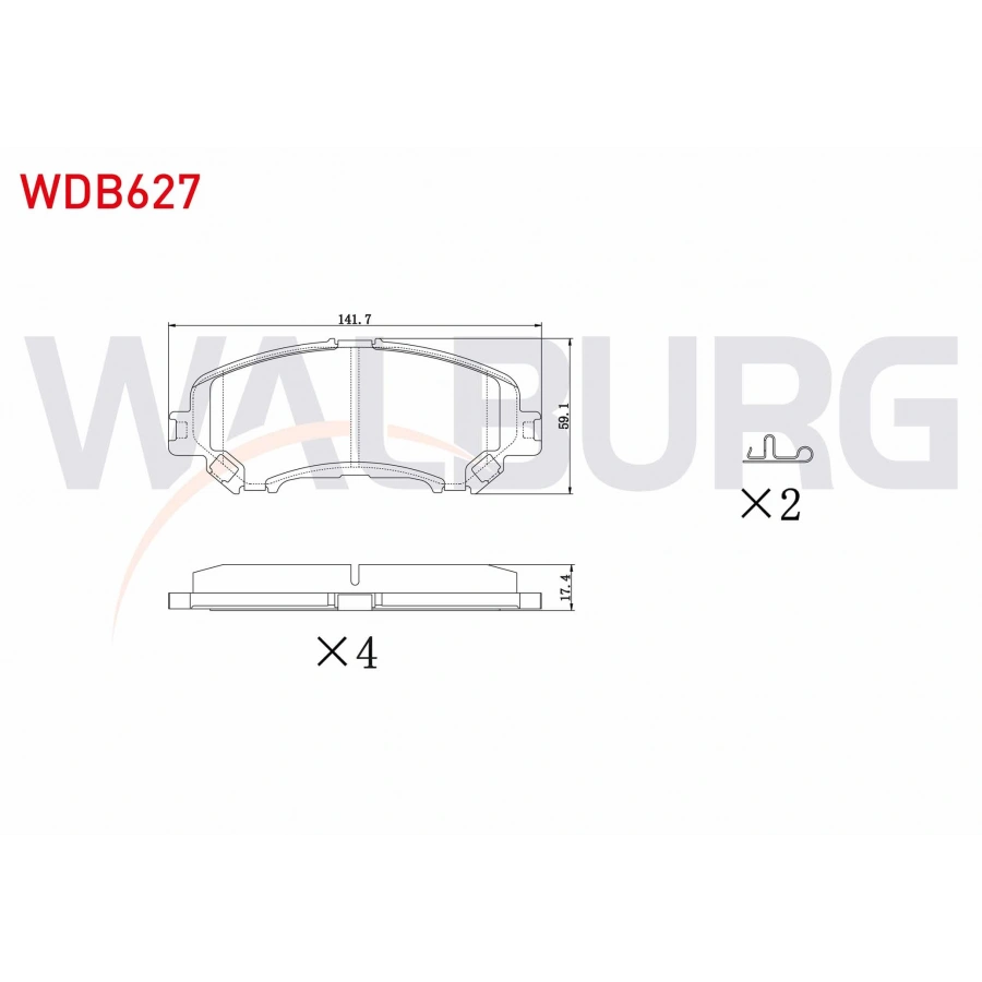 FREN BALATA ON NISSAN QASHQAI 2014- / X-TRAIL 2013-/ RENAULT KADJAR 2015- / MEGANE IV 2016- / TALISMAN 2015-