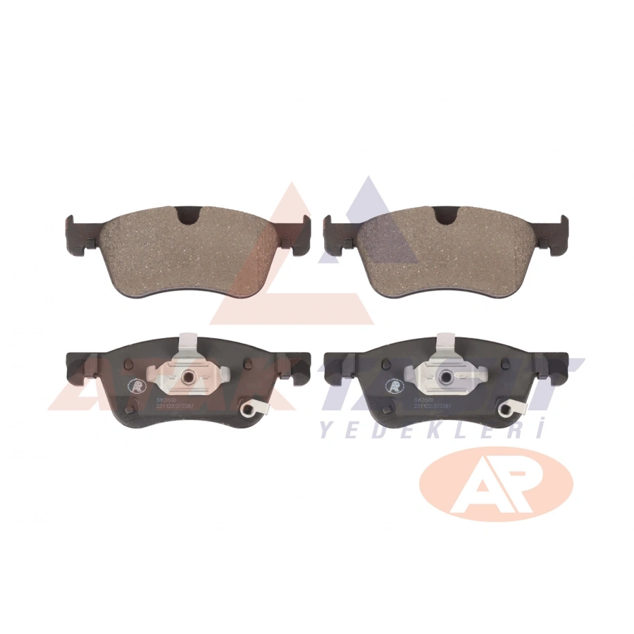 FREN BALATA ON NISSAN QASHQAI III (J12) 1.3 DIG-T 2021- / RENAULT AUSTRAL TCe 130,140 2022-