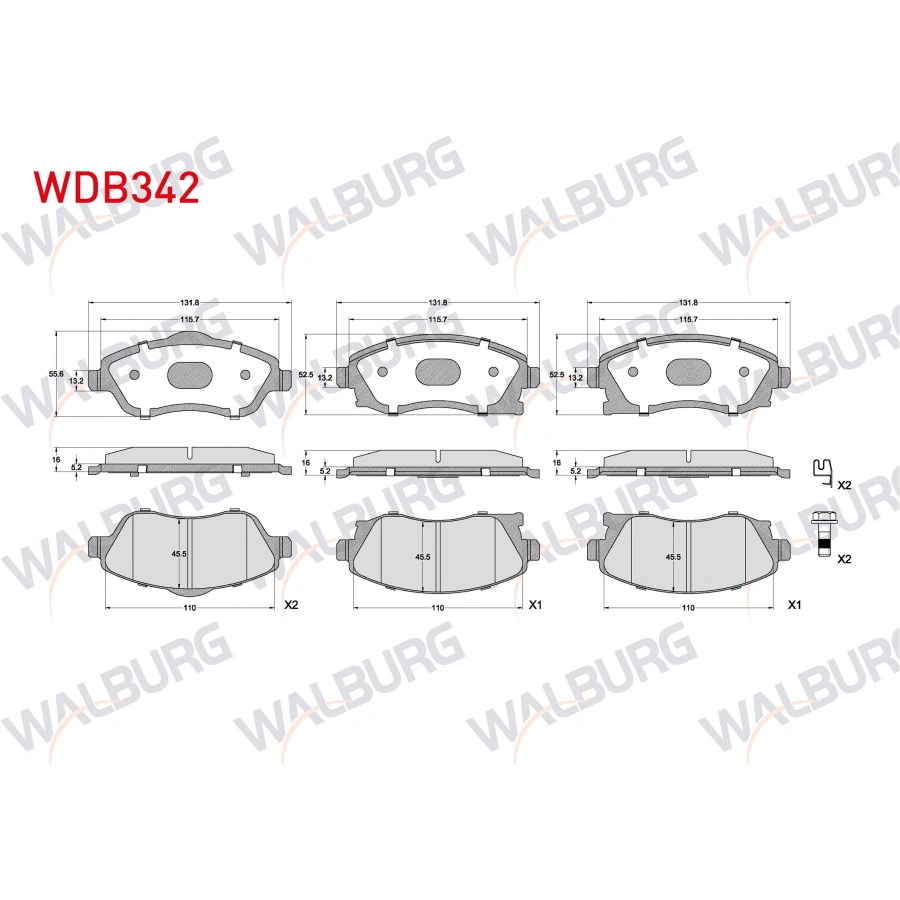 FREN BALATA ON OPEL CORSA C 1.3 CDTI 2000-2006/ CORSA C 1.0 2000-2006/ CORSA C 1.2 2000-2006 / CORSA C 1.4 2000-2006/ CORSA C 1.7 CDTI 2000-2006