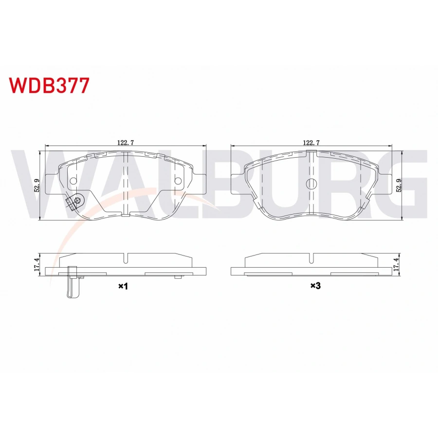 FREN BALATA ON OPEL CORSA D 1.2 2006-2014 / CORSA D 1.0 75 HP 2006-2014
