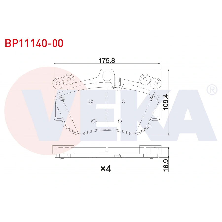 FREN BALATA ON PORSCHE CAYENNE (955) 3.2i 2002-2010