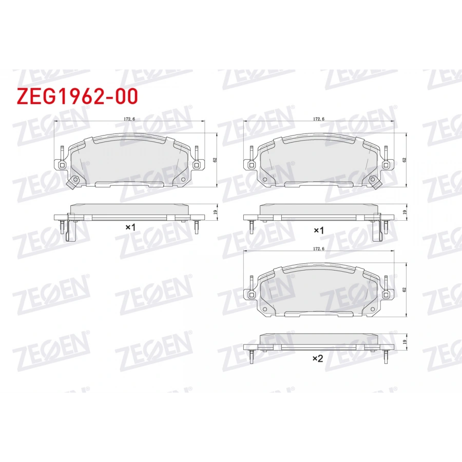 FREN BALATA ON RENAULT AUSTRAL E-TECH 2022- / NISSAN QASHQAI III, X-TRAIL IV 1.5 VC-T 2022-