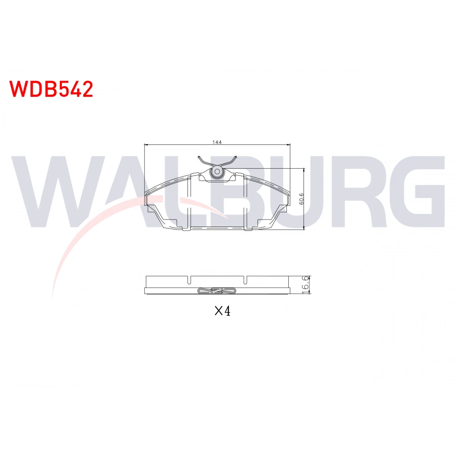 FREN BALATA ON TATA XENON 2.2 16v TD 4X4 17.00mm 2011-