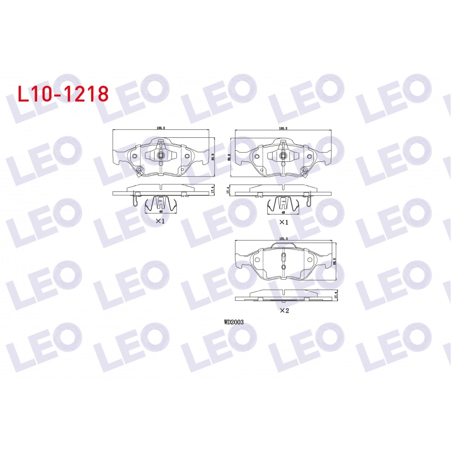 FREN BALATA ON TOYOTA YARIS (P9) 1.0 VVT-I 2006-2010/ YARIS (P9) 1.3 VVT-I 2006-2010 / YARIS (P9) 1.4 D-4D 2006-2010