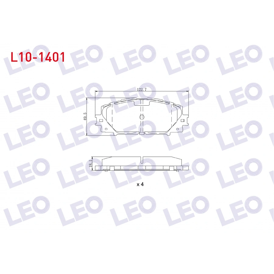 FREN BALATA ON TOYOTA YARIS (P9) 1.0 VVT-I 2006-2010 / YARIS (P9) 1.33 VVT-I 2006-2010