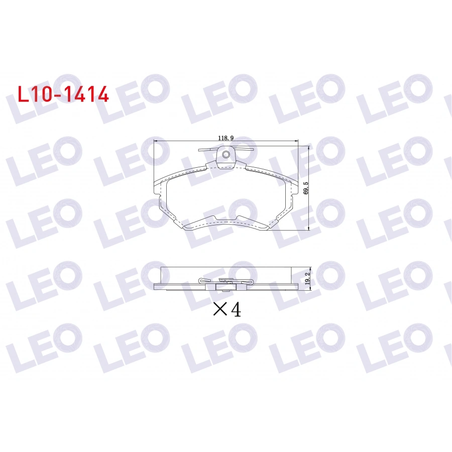 FREN BALATA ON VW PASSAT 1.6 1996-2000/ PASSAT 1.9 TDI 1996-2000/ PASSAT 1.8 T 1996-2000/ AUDI A4 1.6 1994-2001/ A4 1.8 1994-2001/ A4 1.9 TDI 1994-2001/