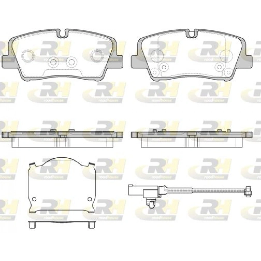 FREN BALATASI ÖN BMW G20-520 X3 X6-X7 BMW 7 G11, G12