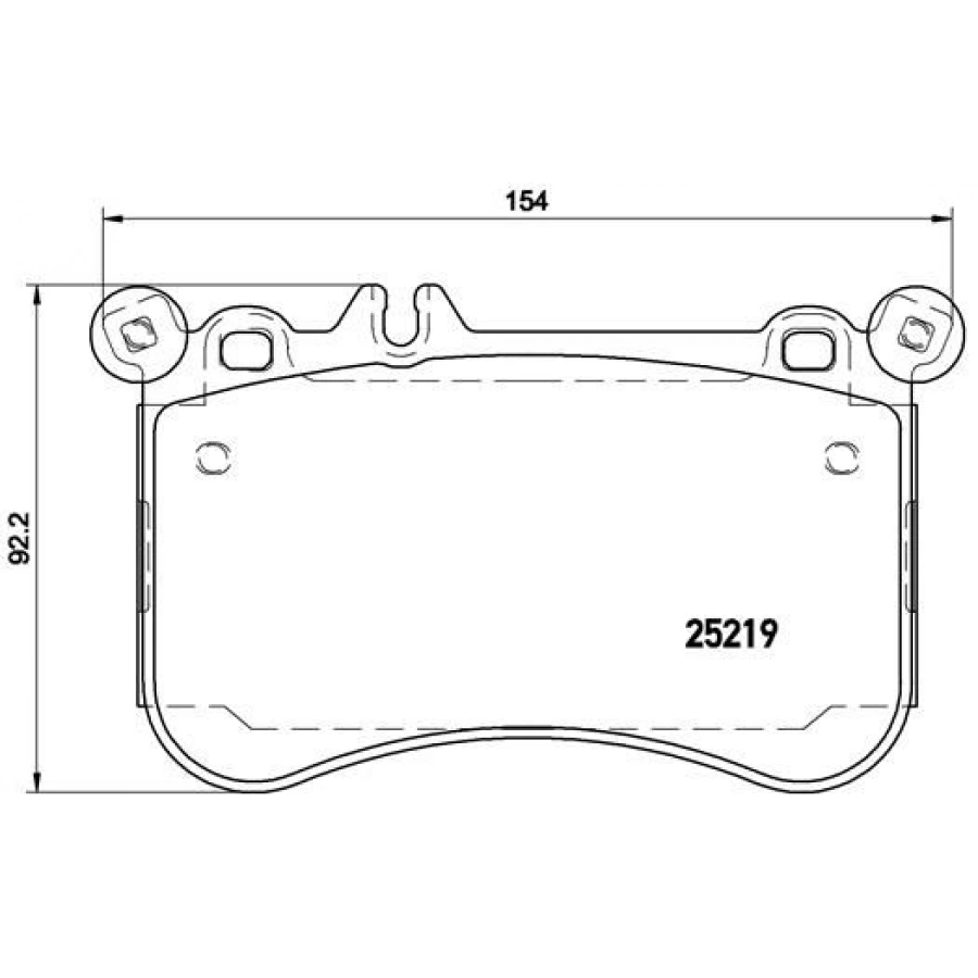 FREN BALATASI ÖN BMW 1 E81 E87 BMW 3 E90 E91 E93