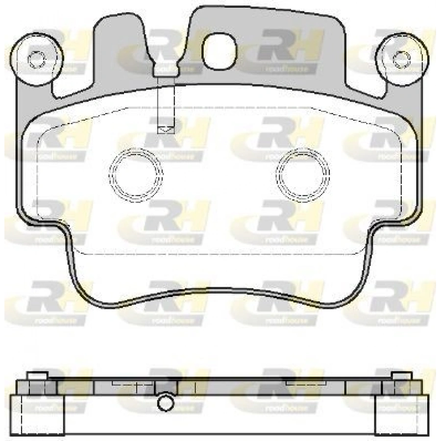 FREN BALATASI ARKA CAYENNE 958 3.6 S 4.8 4.8T 3.0 S 3.0D 06 10 14 1 KP PR NUMARASI IÇIN