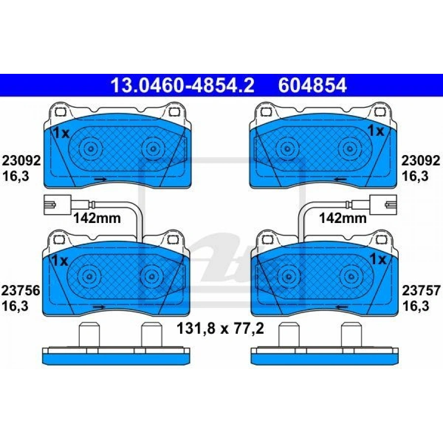 FREN BALATASI ALFA SPIDER 939 09 06> F