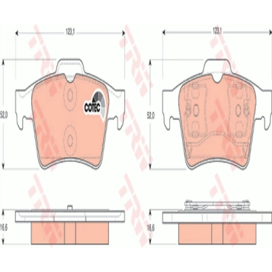 FREN BALATASI ARKA ARKADAN YAYLI LAGUNA/CONNET BM 01-