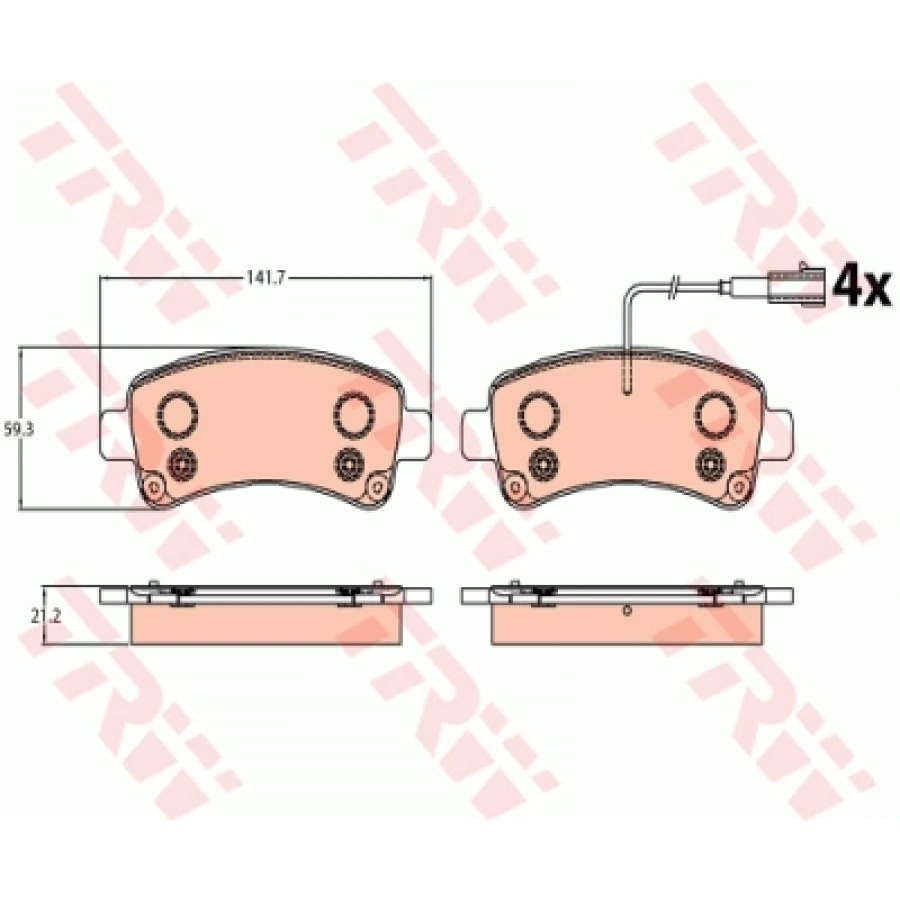 FREN BALATASI ARKA ÇIFT FISLI DUCATO IV BM 14-