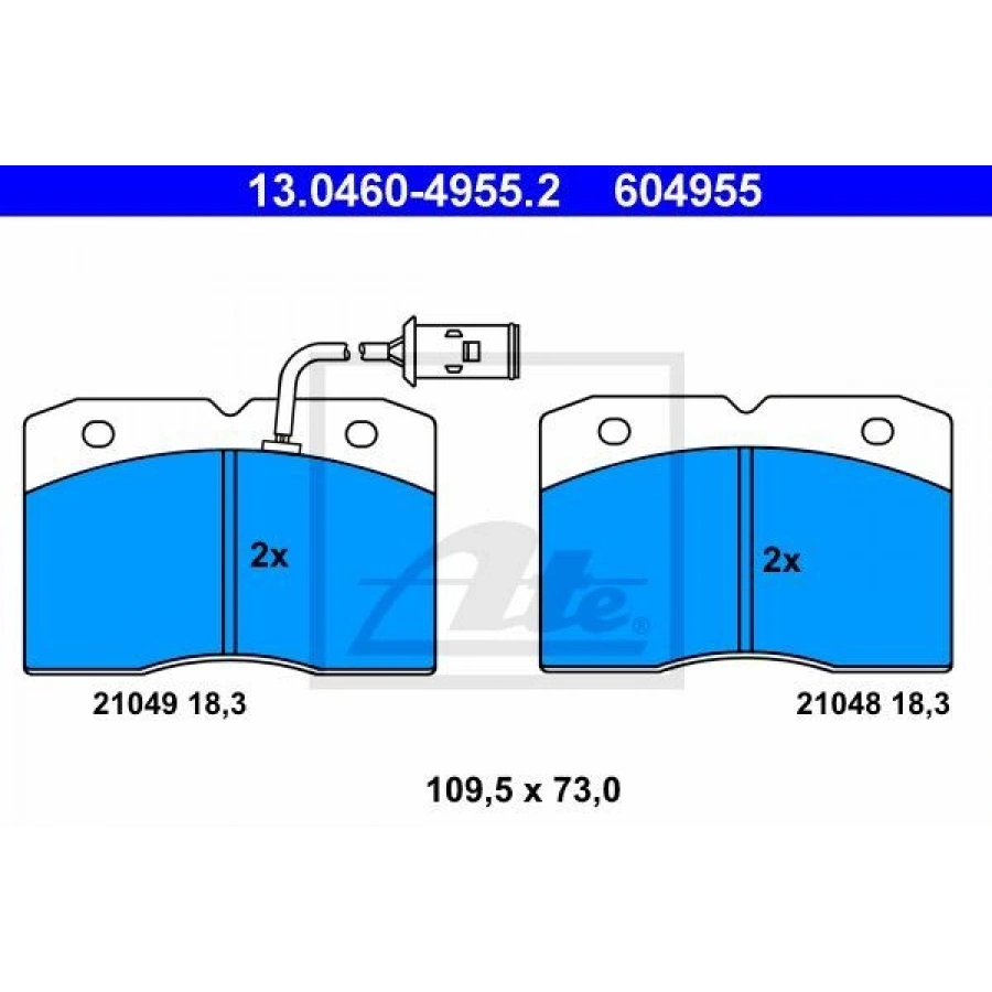 FREN BALATASI ARKA CT XANTIA 94 XM 89 @4