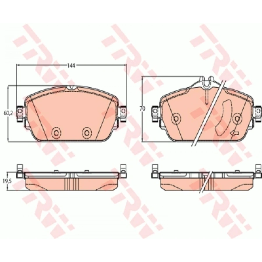 FREN BALATASI ARKA DISK EGEA-500L/OPEL ADAM 1,4-1,6 13-