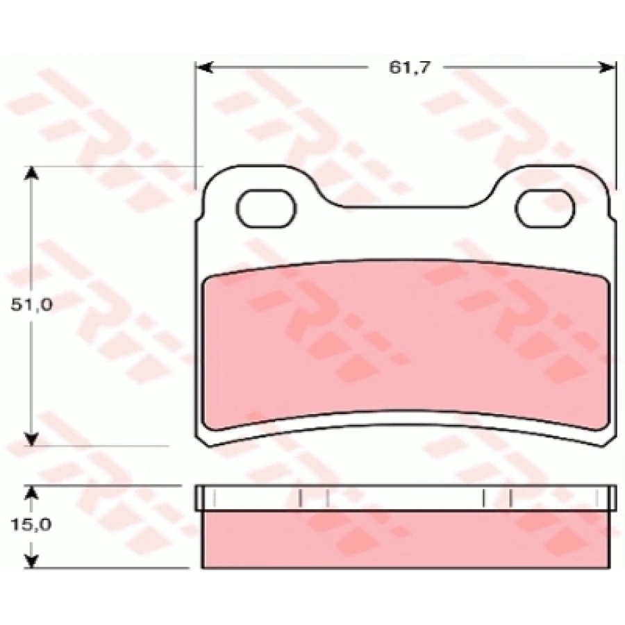 FREN BALATASI ARKA DISK : GDB1124 SEPHIA BENZIN 1995-