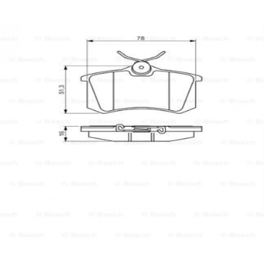 FREN BALATASI ARKA DISK MEGAN II/FLUENCE/POLO/GOLF/307 BM 03-