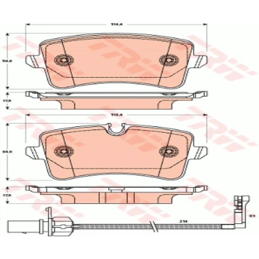 FREN BALATASI ARKA FDB4410 A4-A5-A6-A8-Q5 BM 10-