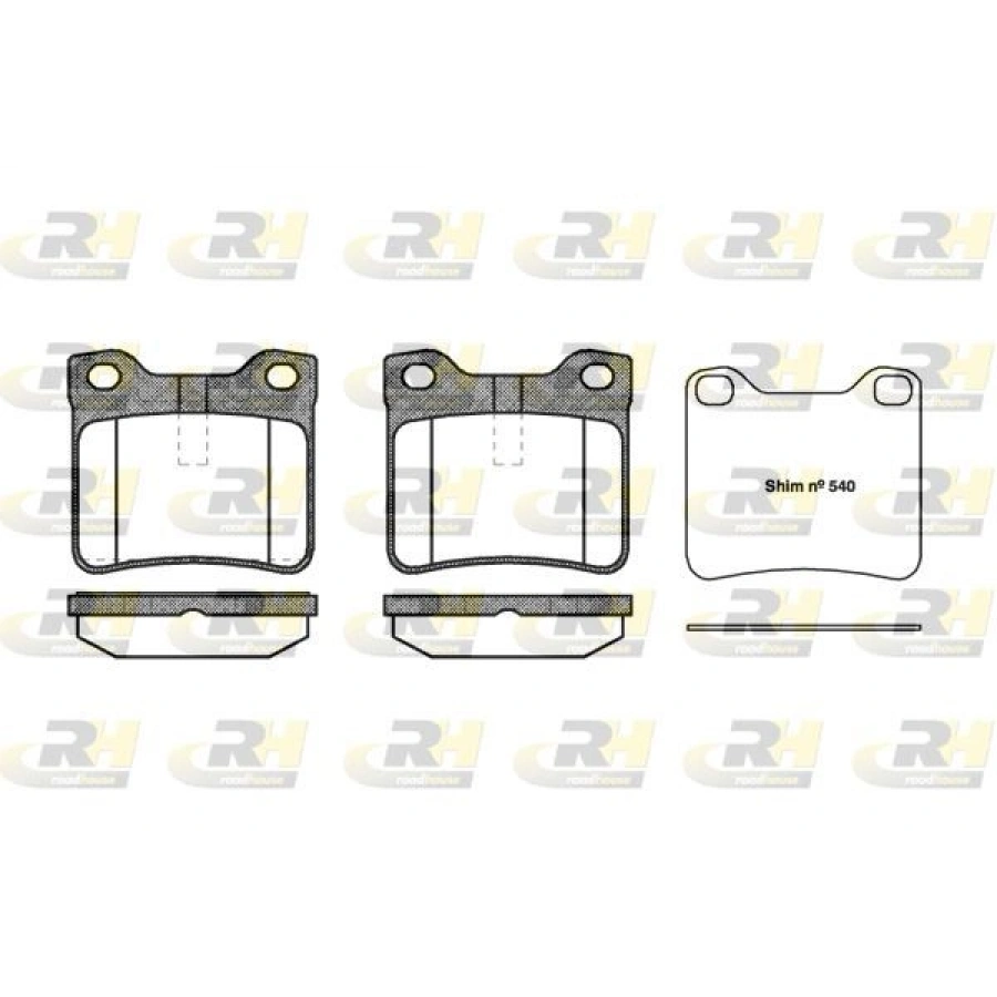 FREN BALATASI ARKA FİŞLİ 605 89> V CLASS 96> VITO 96>