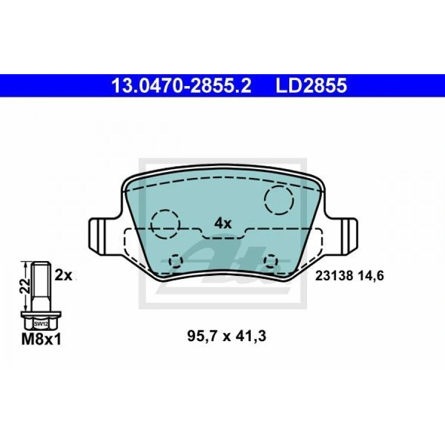 FREN BALATASI LANCIA LYBRA SW 839BX 10 99-09 00