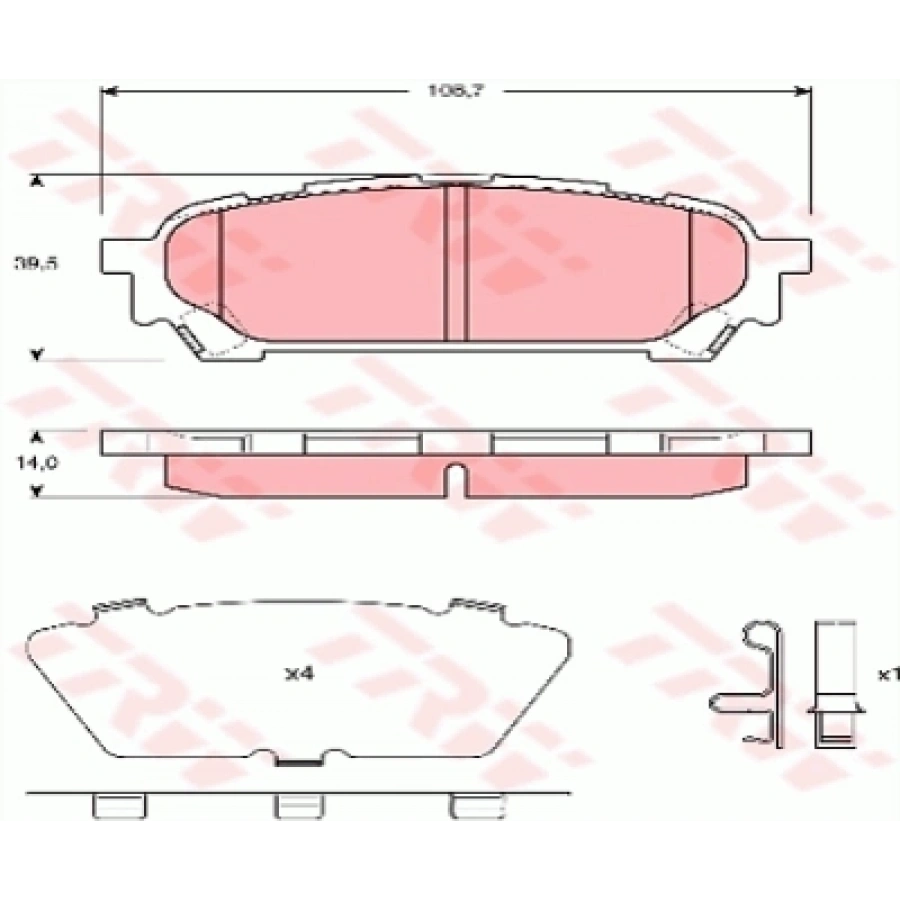 FREN BALATASI ARKA . FORESTER (SG) : IMPREZA (GD) 2.0 05-07 2.0 T:2.5 T 03-07
