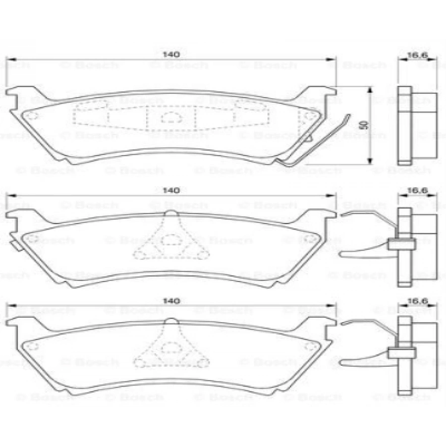 FREN BALATASI ARKA KULAKLI W163 BM 97-00