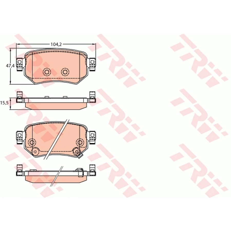FREN BALATASI ARKA . MAZDA 6 (GL) 2.0 16-