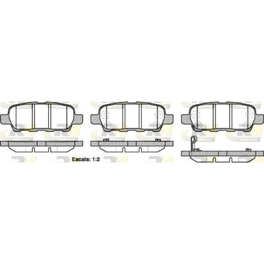 FREN BALATASI ARKA NISSAN QHASQAI J10 X-TRAİL