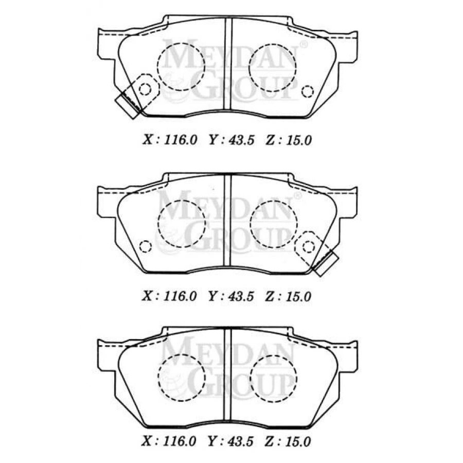 FREN BALATASI CIVIC III EC. ED. EE ED 11 87-09