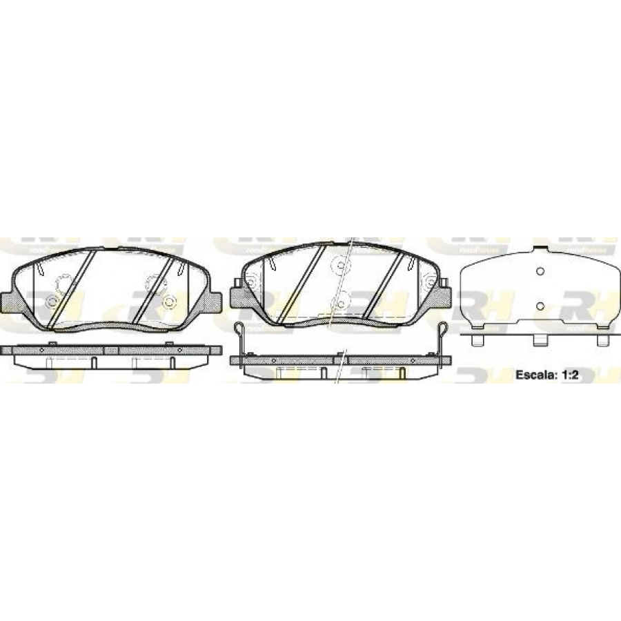 FREN BALATASI H1 STAREX KMF 10 97-01 08