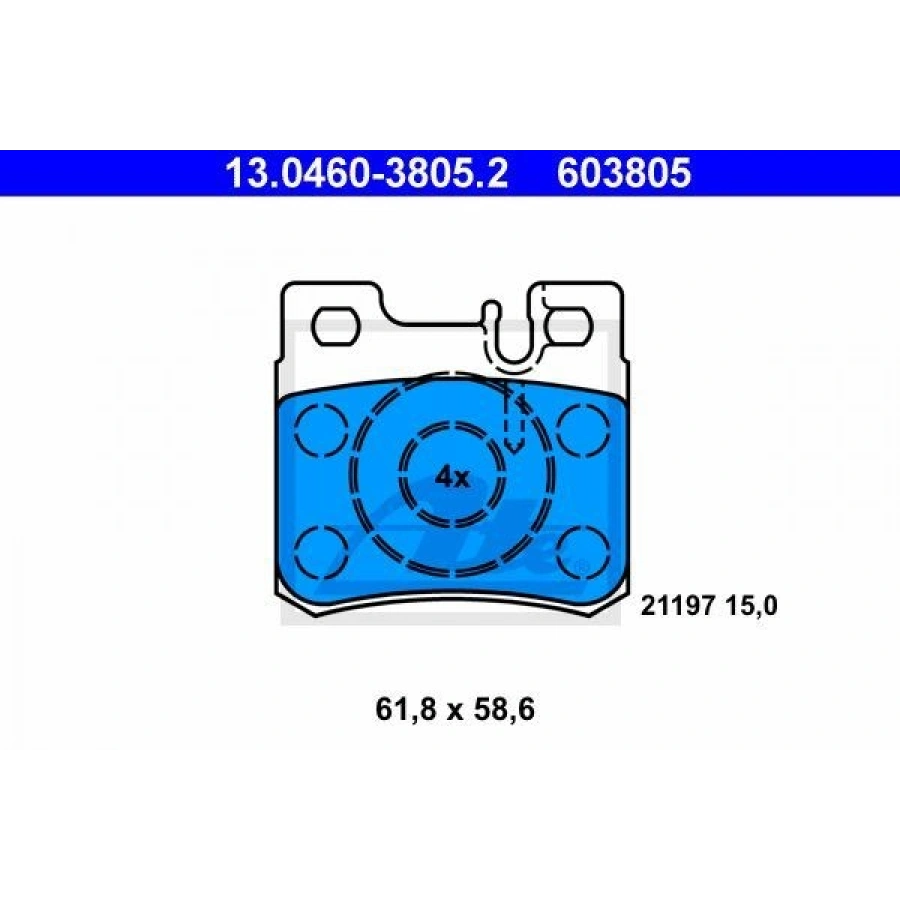 FREN BALATASI MONTAJ TAKIMI ARKA 190. 200 230. 250. 260. 300. C180 C 200 C230 C250. C280. C36. E 200 E220. E230. E250. E280. E290. E300. E 320 E36. E420. SLK 200 SLK230 85>