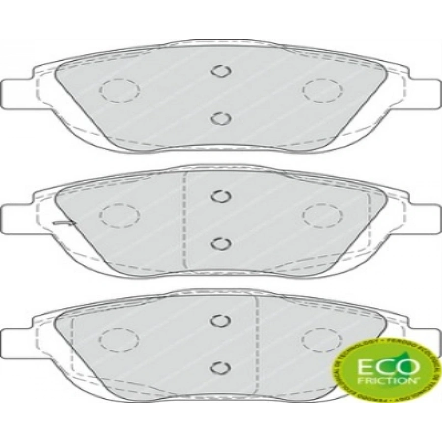 FREN BALATASI ÖN 208/2008/C3 III/DS3 B.M 2012-