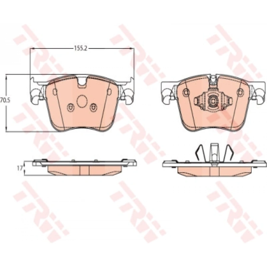 FREN BALATASI ÖN 3008/5008/508/RIFTER B.M 2016-