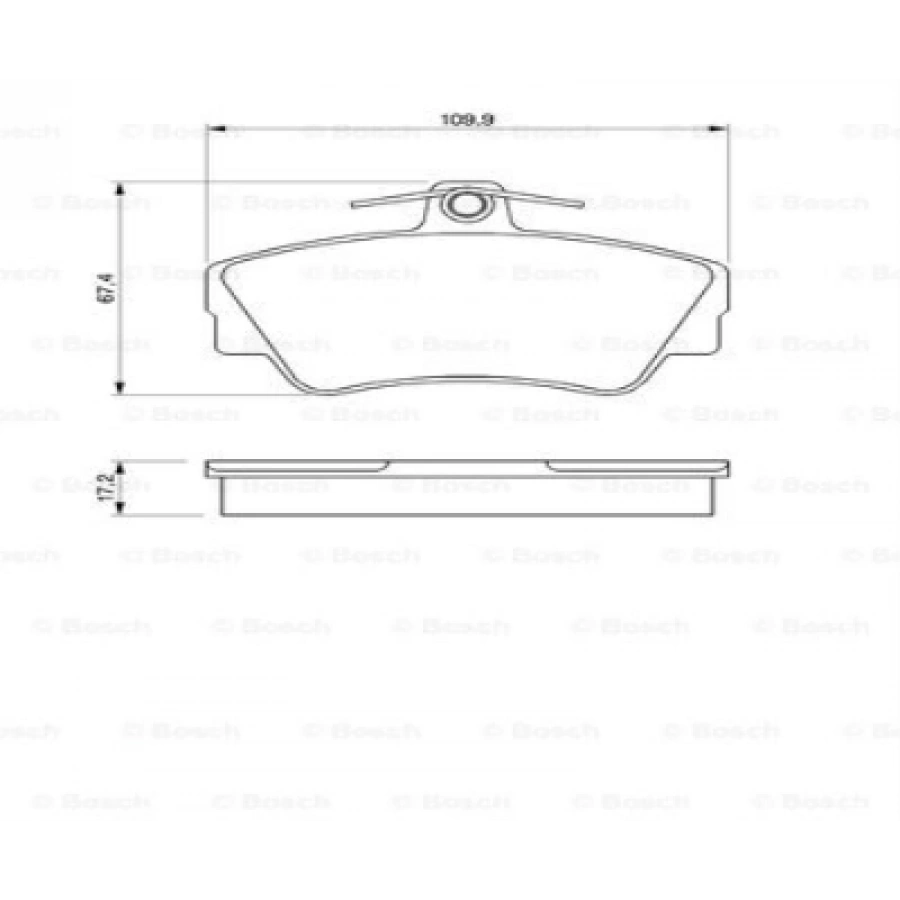 FREN BALATASI ÖN 440/460/480 BM 88-